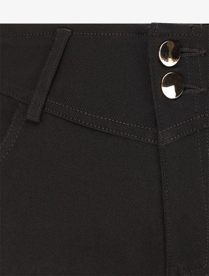 Pantalon stretch coupe skinny - Noir - 3
