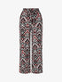 Pantalon fluide à imprimé aztèque - Noir - 4