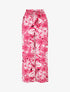Pantalon fluide à imprimé hawaien - Fushia - 4