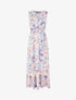 Robe imprimé abstrait à détail brodé - Rose - 1