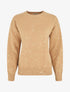 Pull uni à imprimé moucheté irisé - Camel - 4