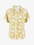 Chemise ample manches courtes imprimé fantaisie - Jaune - 1