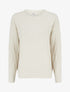 Pull en maille tressée coupe droite - Écru - 1