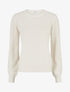 Pull droit à dos style corset - Blanc - 1