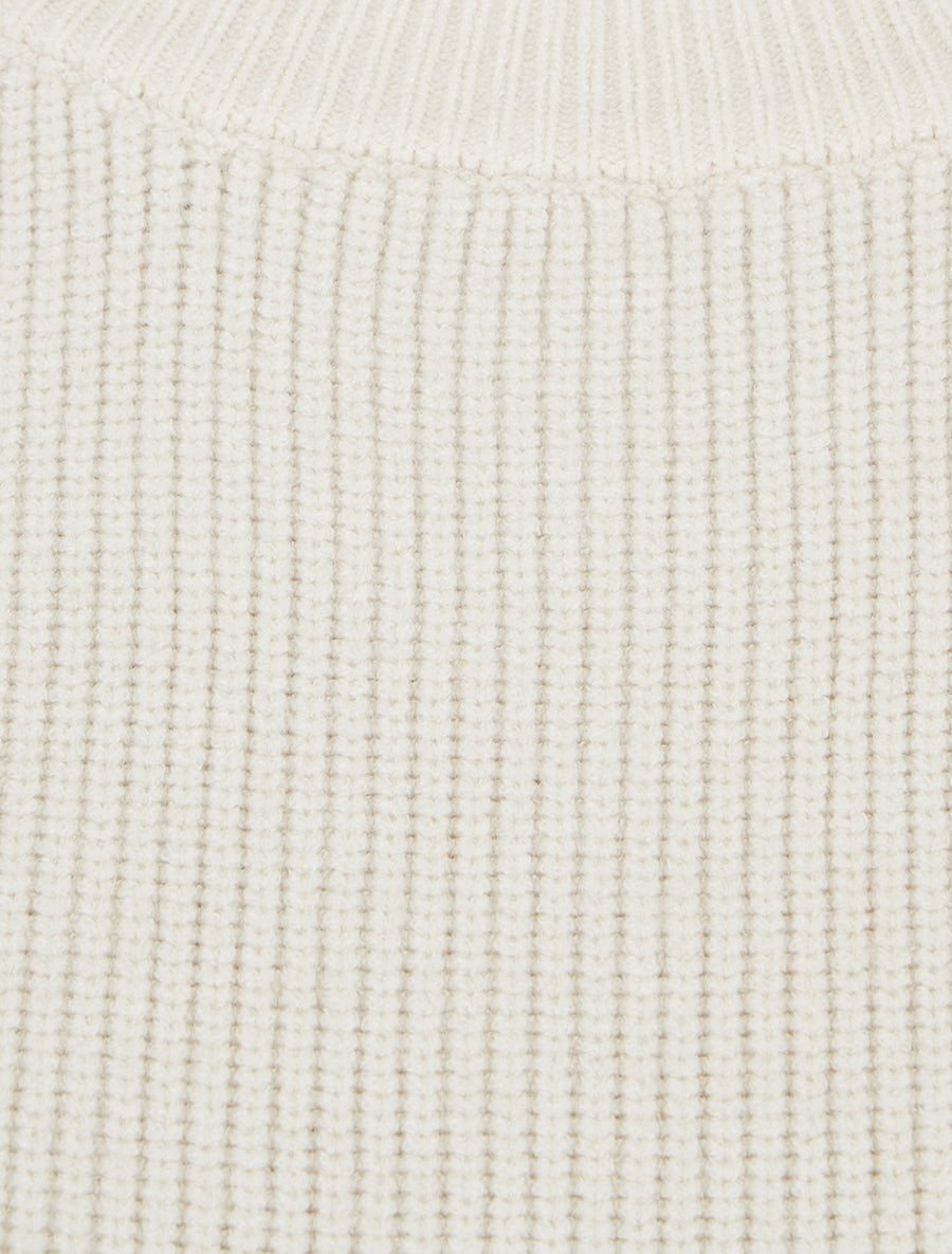 Pull droit à dos style corset - Blanc - 3