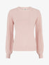 Pull droit à dos style corset - Rose - 1