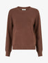 Pull en maille style pois coupe droite - Marron - 1