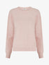 Pull en maille style pois coupe droite - Rose - 1