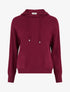 Pull à capuche coupe droite - Lie de vin - 1