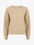 Pull uni en maille texturée - Taupe - 1