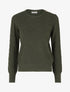 Pull droit en maille fantaisie - Kaki - 1