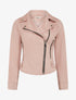 Veste en suédine à fermeture zippée - Rose - 1