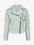 Veste en suédine à fermeture zippée - Vert d&
