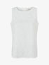 Top sans manches en tissu texturé - Blanc - 1