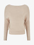 Pull droit manches chauve-souris et col bateau - Taupe - 1