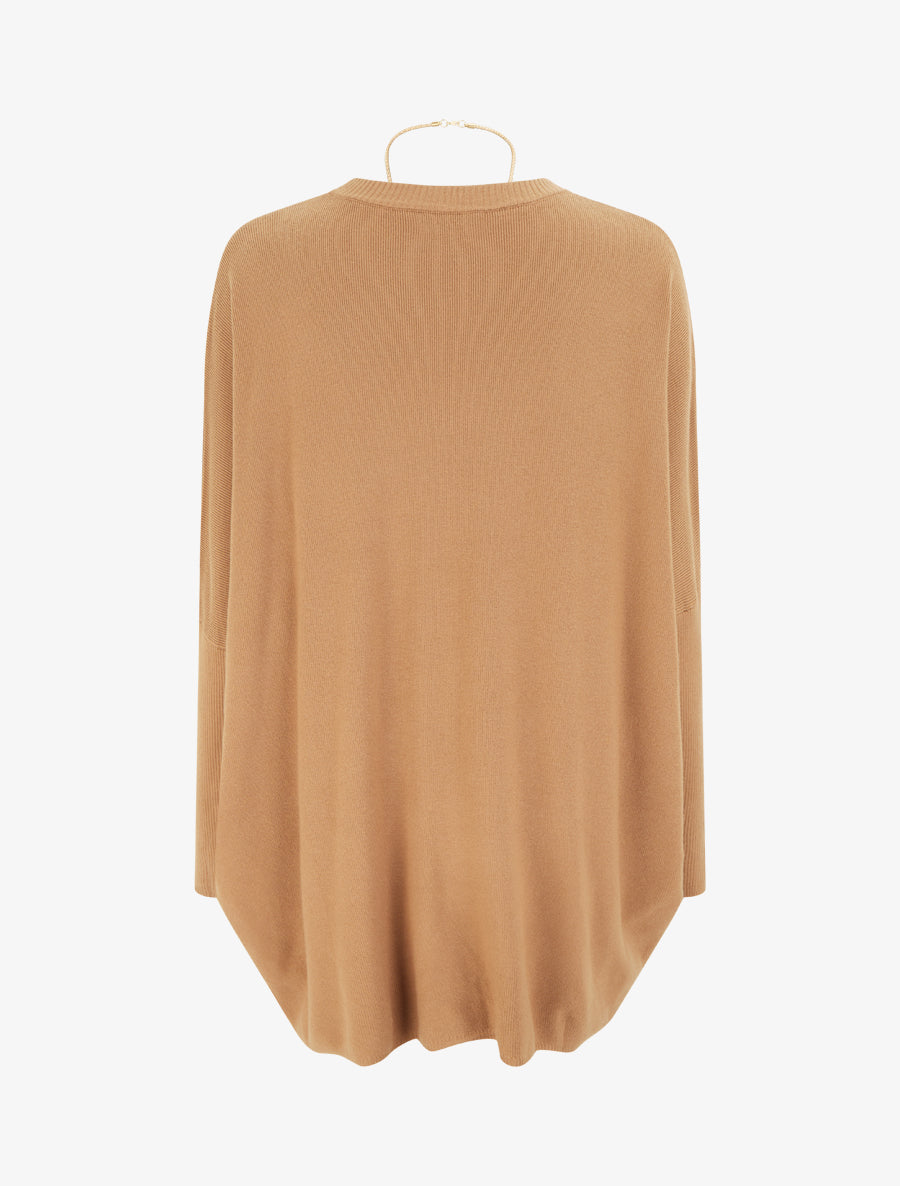 Pull long uni asymétrique - Camel - 2