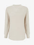 Pull ample à col montant - Taupe clair - 1