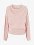 Pull côtelé à col bénitier - Rose - 1