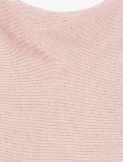 Pull côtelé à col bénitier - Rose - 3