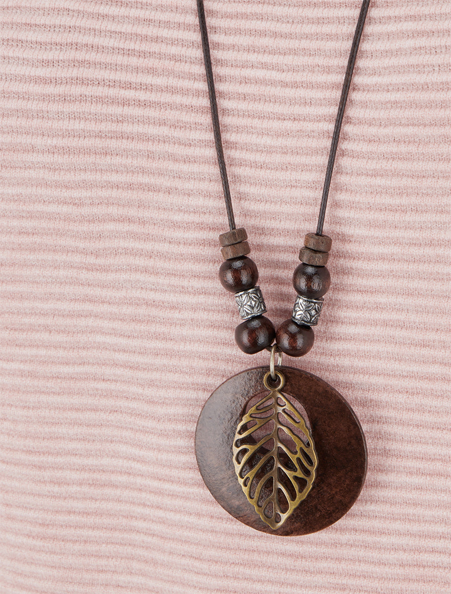Pull droit en maille côtelée - Rose - 3