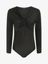 Body irisé à col torsadé - Noir - 3