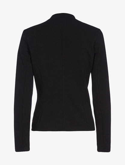 Veste à fausses poches contrastantes - Noir - 2