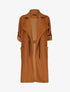 Veste fluide à pans biseautés - Camel - 1