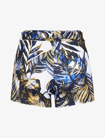 Short extra court à imprimé tropical - Ecru - 2