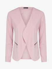 Veste à pans biseautés - Rose - 1