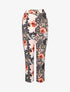 Pantalon carotte à imprimés - Rose - 1