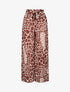 Jupe culotte à imprimé girafe - Marron - 1