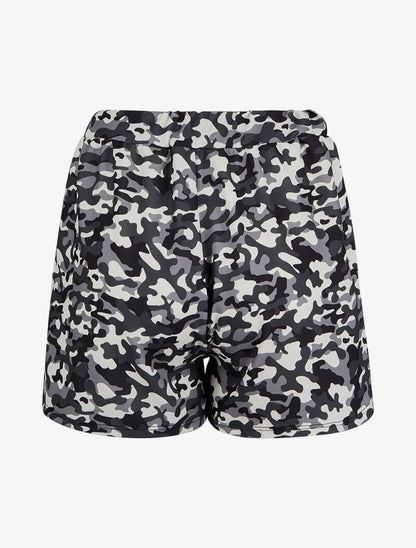 Mini short à imprimés - Noir - 2