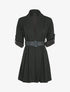 Veste ouverte unie mi-longue - Noir - 1