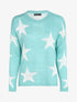 Pull imprimé étoiles - Bleu ciel - 1