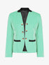 Veste en tweed - Vert/blanc - 4