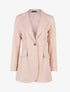Blazer oversize à poche en trompe l&