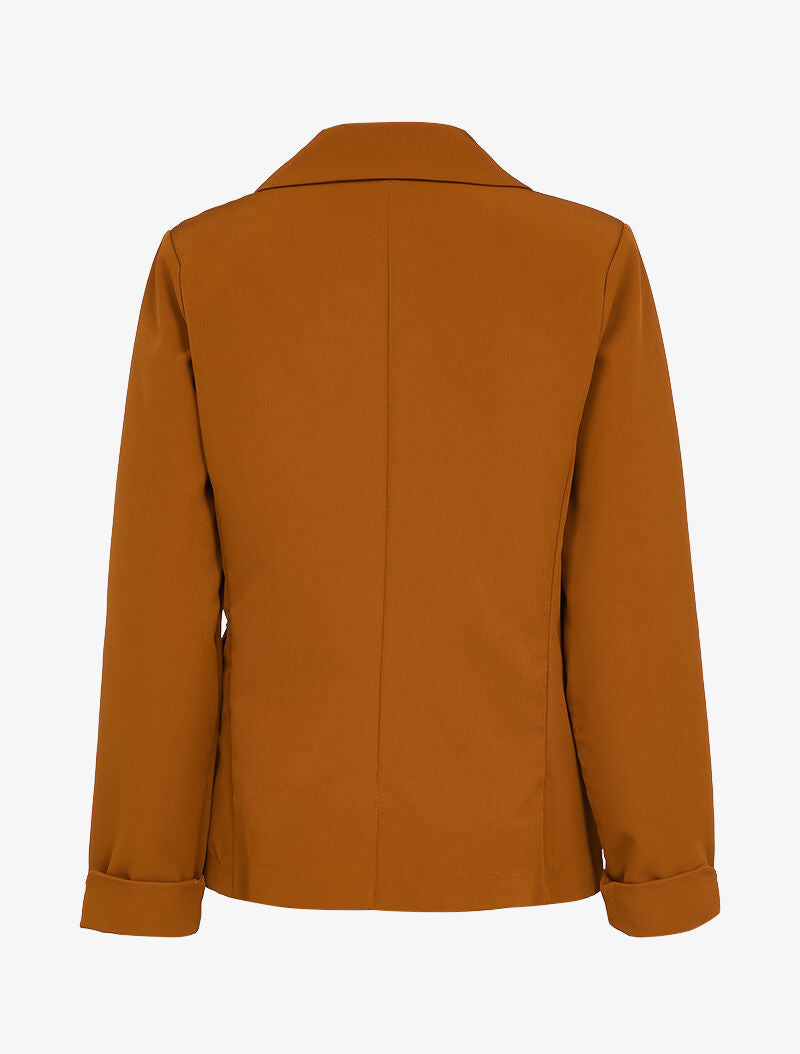 Blazer oversize à épaulettes - Rouille - 2