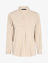 Blouse fluide à col mao - Écru - 1