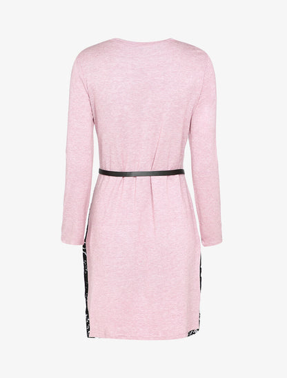 Robe pull à dentelle à l&