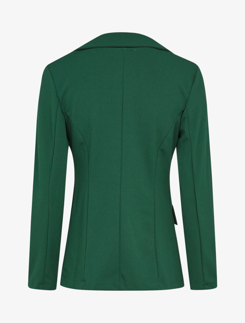 Veste ajustée à boutons stylisés - Vert foncé - 2