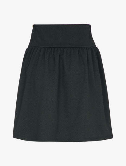 Jupe taille haute patineuse - Noir - 2