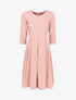 Robe patineuse effet drapé - Rose - 4