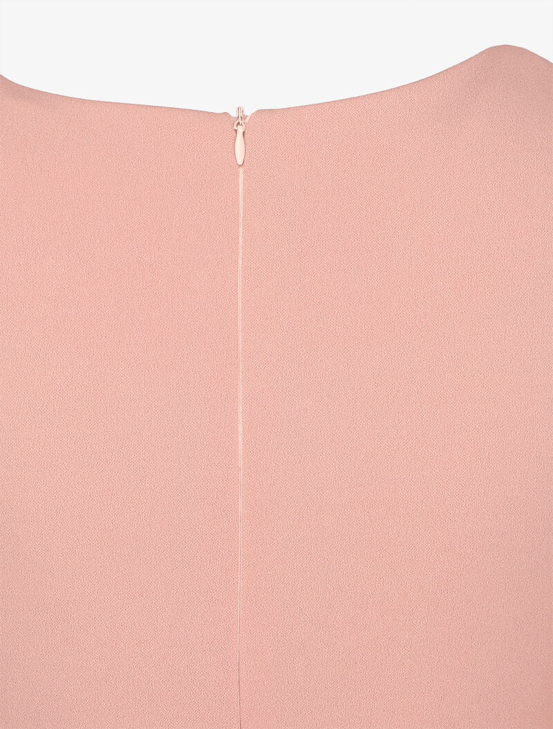 Robe patineuse effet drapé - Rose - 3