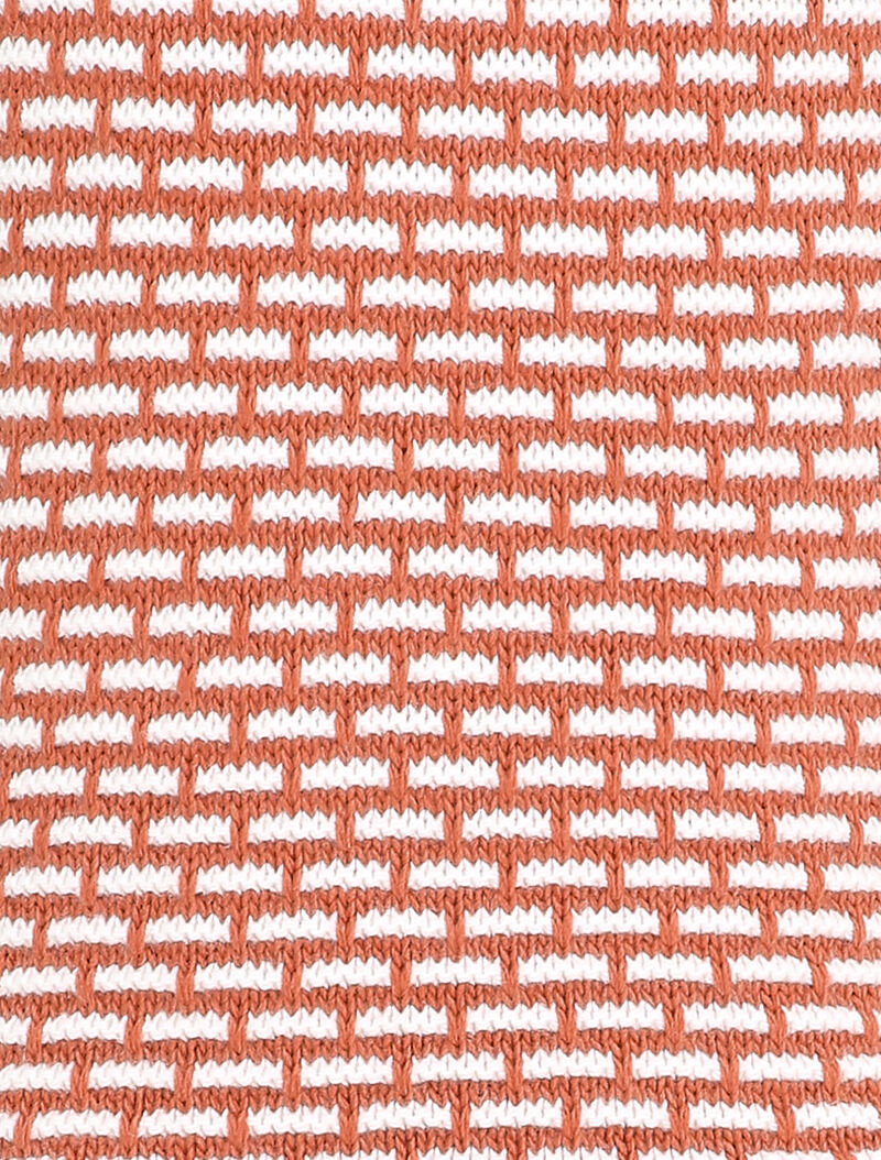 Pull sans manches à imprimé effet brique - Rose - 3