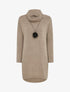 Robe pull à col roulé lâche - Taupe - 4