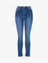Jean délavé coupe skinny - Bleu - 1