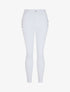 Jean à fermeture boutonnée coupe skinny - Blanc - 4