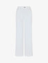 Jean wide leg taille haute coupe droite - Blanc - 1