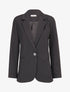 Veste basique cintrée à 1 bouton - Anthracite - 4