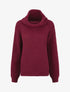 Pull en maille à col roulé loose - Violine - 1